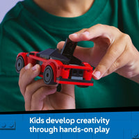 Thumbnail for LEGO City Red Sports Car Toy - Building Toy for Kids, Boys and Girls, Ages 5+ - Educational Gift for Birthdays and Holidays - Includes Driver Minifigure and Other Accessories - 60448
