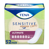 Thumbnail for Tena Sensitive Care Incontinence Pads, Postpartum & Bladder Control Pads for Women, Ultimate Absorbency, Extra Coverage, Long, 52 Count