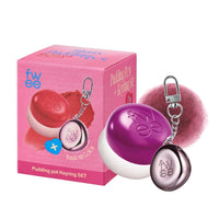 Thumbnail for fwee Blurry Pudding Pot + Keychain SET | Airbrushed Blush & Lip, Buildable Pigment, Long-lasting, Lightweight, Easy to Blend, Natural Soft Matte Finish Makeup – Boss (Deep Plum) | 0.17 oz
