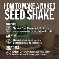 Thumbnail for Naked Seed - 4 Seed Protein Powder, Only 4 Ingredients - Chia, Watermelon, Sunflower and Pumpkin Seed - Gluten-Free, Soy Free, Vegan, No Gmos, No Artificial Sweeteners - 15 Servings