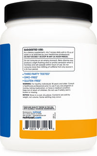 Thumbnail for Nutricost Pre-X Xtreme PreWorkout Powder Complex, Peach Mango, 60 Servings, Vegetarian, Non-GMO and Gluten Free