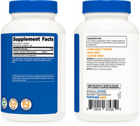 Thumbnail for Nutricost N-Acetyl L-Cysteine (NAC) 600mg, 180 Capsules - Non-GMO, Gluten Free
