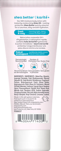 Thumbnail for eos 24H Moisture Travel Body Lotion- Fresh & Cozy, Travel Size Essential, Toiletries, Mini Body Lotion, 2.5 fl oz