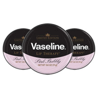 Thumbnail for Vaseline Lip Therapy Lip Balm, 3 Pack, Limited Edition Pink Bubbly, 0.6 oz