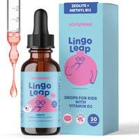 Thumbnail for JoySpring LingoLeap – Liquid Kids Formula with Zeolite Clinoptilolite, Methylated B12 & Vitamin D3 | Gentle Daily Support for Kids’ Wellness | Ages 3+ | (1fl oz) 30 Servings