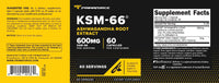 Thumbnail for Primaforce KSM-66 Ashwagandha Root Extract (600mg) 60 Veggie Capsules - 5% Withanolides with BioPerine