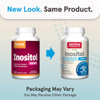 Thumbnail for Jarrow Formulas® Inositol 750 mg, Dietary Supplement, Liver Support for Cellular Health and General Wellness, 100 Veggie Capsules, Up to a 100 Day Supply