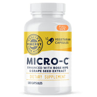 Thumbnail for Vimergy Micro-C® Vitamin C Capsules – 500mg per Capsule, Supports Immune Health*, Promotes Collagen Production, Supports Healthy Bones*, Kosher, Vegan & Gluten-Free, Regular Size 180 Capsules