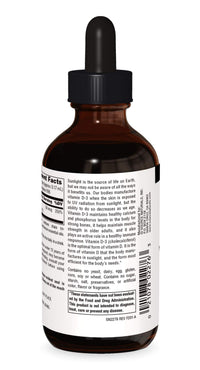 Thumbnail for Source Naturals Vitamin D-3 Liquid Drops 2000 iu Supports Bone & Immune Health - 4 Fluid oz
