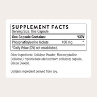 Thumbnail for THORNE - Phosphatidylserine (Formerly Iso-Phos) - Cortisol Management Support - Phosphatidylserine Isolate Supplement to Support Brain Function* - 60 Capsules - 60 Servings