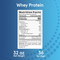 Thumbnail for Jarrow Formulas Whey Protein with 18 g of Protein, 3.8 g of BCAAs, & Glutamine, Dietary Supplement for Muscle Function & Recovery Support, 32 oz Vanilla Flavored Powder, Approximately 36 Day Supply
