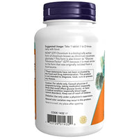 Thumbnail for NOW Foods Supplements, GTF (Glucose Tolerance Factor) Chromium 200 mcg, Insulin Co-Factor*, 250 Tablets