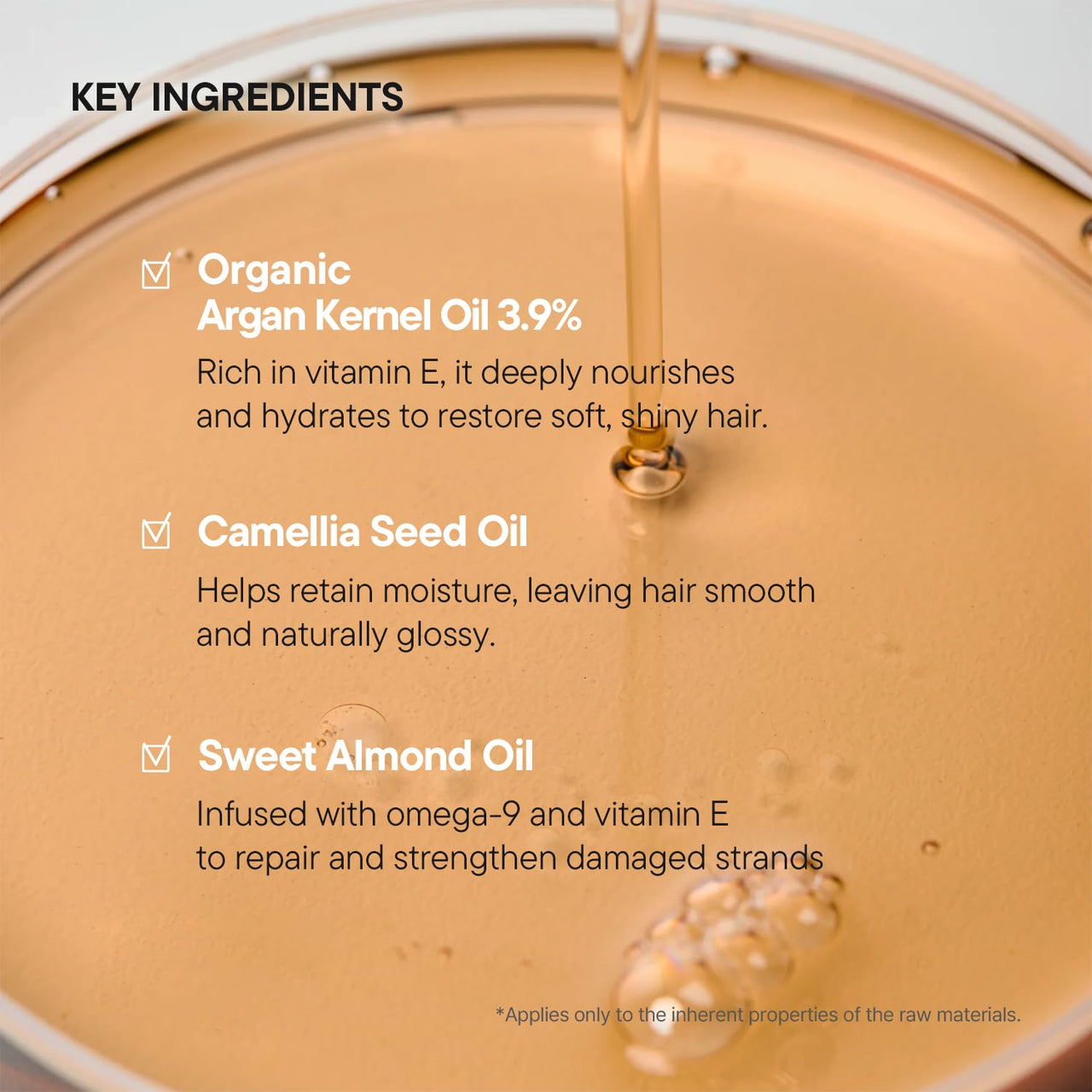 IUNIK Argan 3.9% Hair Oil Serum Nourishing for Dry and Damaged Hair - Anti Frizz Lightweight Hair Treatment Deep Conditioner Mask, Paraben and Sulfate Free, Aceite de Argan Cabello 3.38 Fl Oz Korean