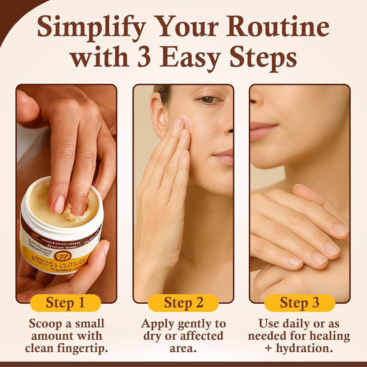 Sweet Bee Magic Organic Honey Bee Balm for Face, Skin & Body - All in One Honey Balm - Beeswax Body Moisturizer - All Natural Aid - 1 jar (4oz)
