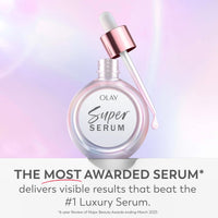 Thumbnail for Olay Super Serum - Glow Serum for Face - Activated Niacinamide, Vitamin C & E, Collagen Peptide, AHA - 5-in-1 Benefits - Brightens, Hydrates, Smooths, Firms, Evens Tone, Proactive Anti-Aging, 1.0 Oz
