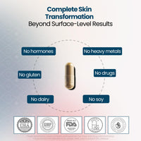 Thumbnail for GlocalCare Depigma Support Reduction of Hyperpigmentation, Melasma & Dark Spots with Glutathione, Polypodium Leucotomos, Grape Seed & Marigold Extract