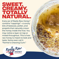 Thumbnail for Really Raw Honey, Straight from the Hive, Never Heated or Filtered, Harvested from Small USA Family Farms, Smooth and Dense (5 Pound)