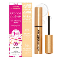 Thumbnail for Grande Cosmetics GrandeLASH-MD Lash Enhancing Serum - Peptide & Vitamin Infused Formula for Longer, Thicker, Fuller Looking Lashes - Ophthalmologist Tested, Cruelty-Free, 6 Week Supply (1mL)
