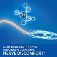 Thumbnail for Nervive Nerve Relief, Occasional Nerve Discomfort II, Nerve Relief, Starts Working in 7 Days, Stabbing, Burning, Alpha Lipoic Acid, B Vitamins, Turmeric, Ginger, Nervive Supplement, 30 Tablets