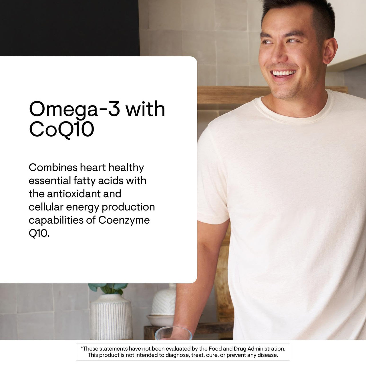 THORNE - Omega-3 with CoQ10 - Omega-3 Fatty Acids Supplement with CoQ10 - EPA and DHA - 90 Gelcaps