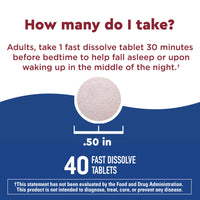 Thumbnail for Nature Made Wellblends Back To Sleep, Lower Dose Melatonin 1 mg, L theanine 100 mg and GABA 100mg, Sleep Supplement, 40 Fast Dissolve Tablets