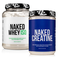 Thumbnail for NAKED Whey Isolate Protein 28 Servings + Pure Micronized Creatine Monohydrate 200 Servings
