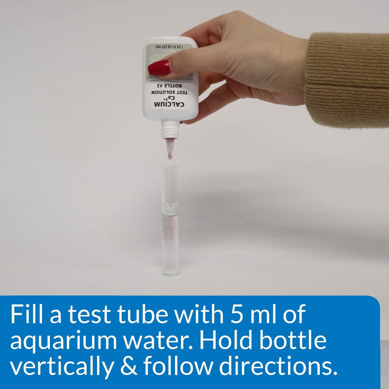 API CALCIUM TEST KIT Saltwater Aquarium Water 1-Count Test Kit