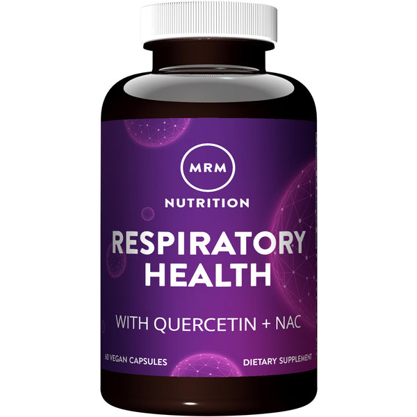 MRM Respiratory Health with Quercetin + NAC - For Women & Men - Lung & Respiratory Support, Liver & Mitochondrial Health, Cellular Antioxidant Defense, Vegan, Non‑GMO & Gluten‑Free - 30 Servings