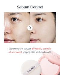 Thumbnail for THESAEM Saemmul Perfect Pore Pink Pact - Makeup Finishing Pressed Powder for Sebum Control and Pore Minimization, Soothes Sensitive Skin with Calamine, Setting Powder, Clumps Free 12g