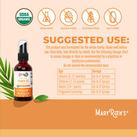 Thumbnail for MaryRuth Organics Vitamin D USDA Organic | VIT D3 Liquid | Sugar Free | Liquid VIT D Spray Immune Support for Adults & Kids | Bone Health| Vegan | Gluten Free | Non-GMO | 30 Servings