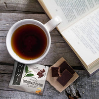 Thumbnail for Numi Organic Chocolate Pu-erh Tea, 16 Dark Tea Bags, Aged Yunnan Pu-erh Tea with Cocoa