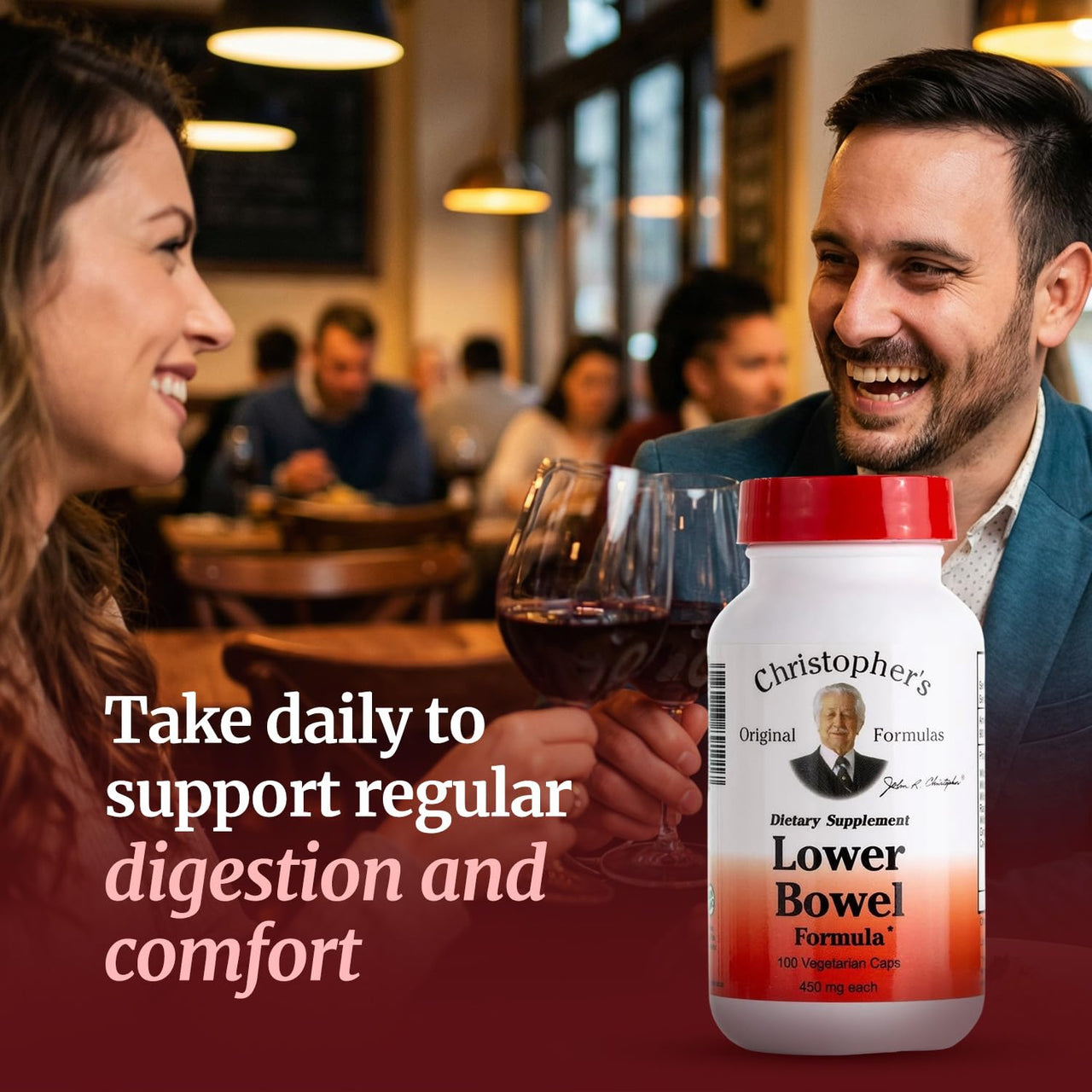 Christopher's Original Formulas Lower Bowel Cleanse Formula Capsules - Herbal Laxative Colon Cleanse and Gut Cleanse 100 ct.