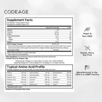 Thumbnail for Codeage Multi Collagen Peptides Protein Powder - Chocolate Mocha Instant Coffee - Gourmet Knoa Coffee Drink & Shake - Collagen Type I, II, III, V & X - Grass-Fed, Hydrolyzed, Non-GMO - 14.39oz