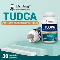 Thumbnail for Dr. Berg TUDCA Supplement (Tauroursodeoxycholic Acid) - Powerful Formula for Liver Health, Bile Flow, Gallbladder Support, and Digestive Health* - 30 Capsules