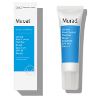 Thumbnail for Murad Oil & Pore Control Mattifier SPF 45 - Lightweight SPF Facial Moisturizer and Pore Mattifier, Controls Oil and Shine for Up to 10 Hours, Provides Broad Spectrum UVA/UVB SPF 45 Protection - 1.7 oz