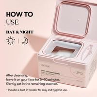 Thumbnail for VT COSMETICS CICA Collagen Daily Mask 30 Sheets, 300Da Low Molecular Collagen for Skin Elasticity, Hydrating & Firming, Pink Collagen Essence, Korean Face Mask