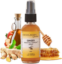Thumbnail for Mickelberry Gardens Immune Support Ginger Honey Spray – Organic Ginger Shots & Syrup for Immunity Boost, Digestive Health, and Wellness – 2 Oz