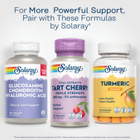 Thumbnail for SOLARAY Triple Strength Tart Cherry Extract with 3% Anthocyanins - Tart Cherry Capsules for Healthy Uric Acid Levels and Muscle Recovery Support, Vegan, 60-Day Guarantee, 45 Servings, 90 VegCaps