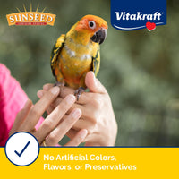 Thumbnail for Sunseed Vita Prima Conure Food – Nutrient-Rich Blend with Fruits, Vegetables & Seeds Supports Healthy Feathers, Eyes & Active Energy – 3 lb Bag