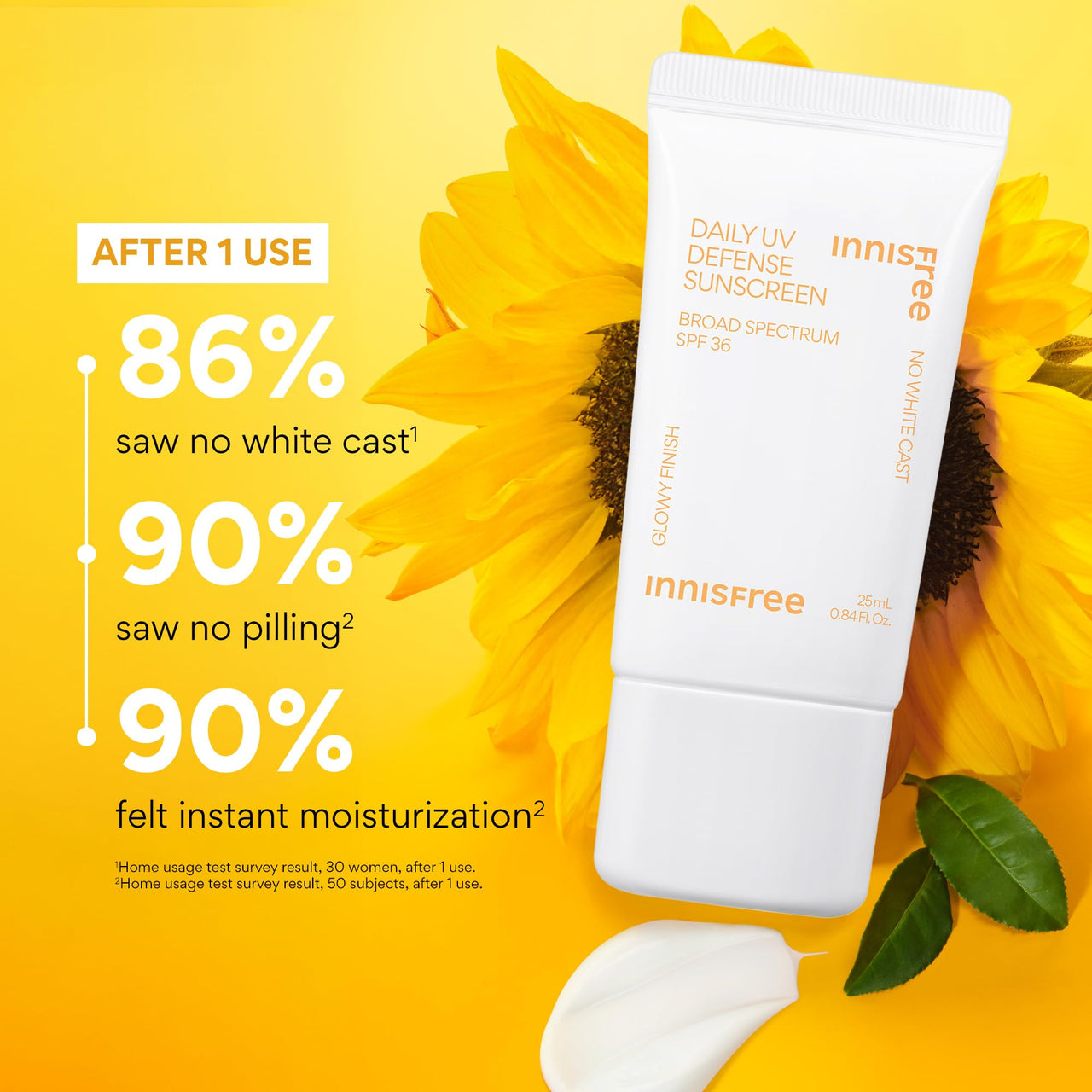 Innisfree Daily UV Defense SPF 36 – Korean Face Sunscreen, Invisible Finish, Broad Spectrum, No White Cast, Lightweight, Hydrating