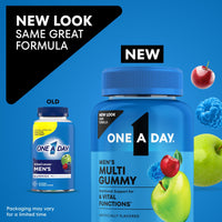 Thumbnail for One A Day Mens Multivitamins Gummies – Multivitamin for Men with Vitamin D, Zinc, Folic Acid, Chewable Vitamin Gummies, Physical Energy Support 80 Count