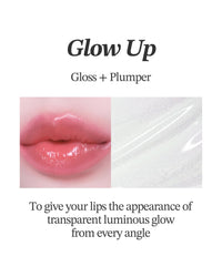 Thumbnail for Glint Lip Glosser (Lip Glosser, 0.09oz) - Hydartions, Moisturizing Plumping Lip Gloss with Radiant Shine, Long Lasting, Korean Skin Care. Provence Rose & Calendula Extract.