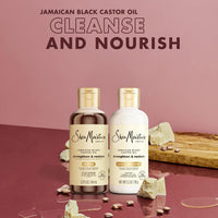 Thumbnail for SheaMoisture Travel Essentials, Jamaican Black Castor Oil Strengthen & Restore Shampoo and Leave-in Conditioner Set, 3.2 Oz Each