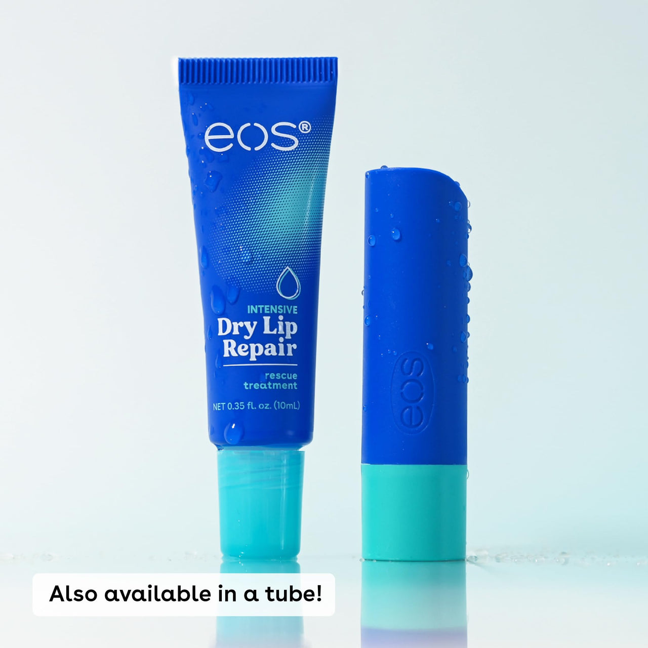 eos The Hero Lip Repair, 24HR Moisture for Severely Dry Lips, Natural Strawberry Extract, Hypoallergenic Moisturizing Lip Balm, 0.14 oz, 2-Pack