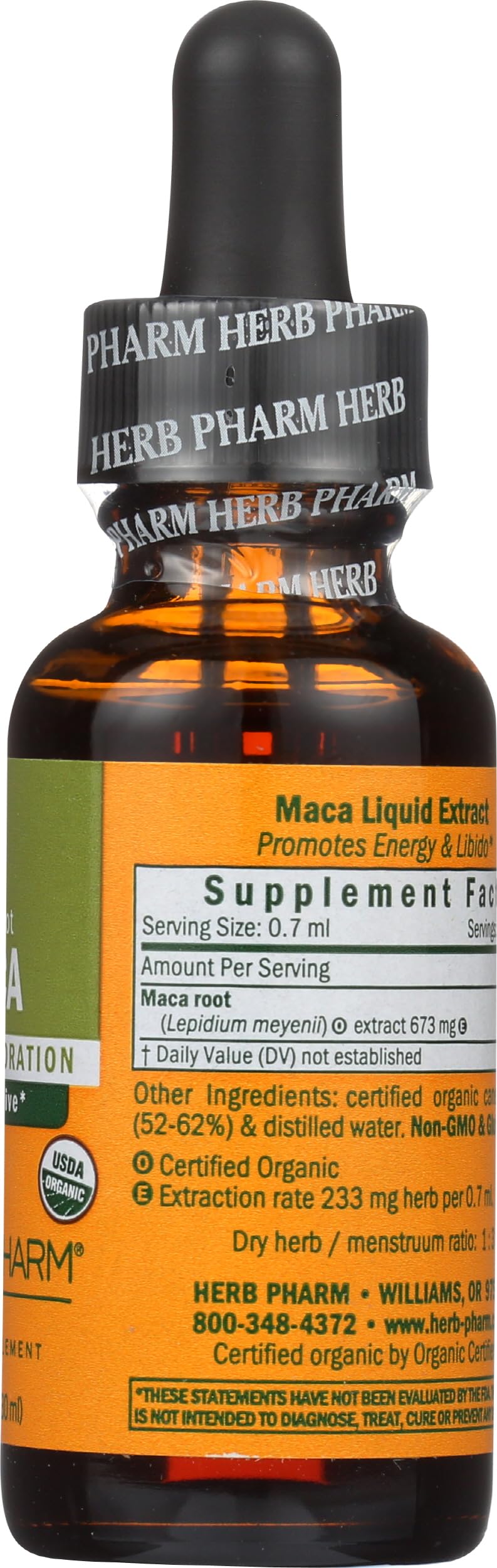 Herb Pharm, Organic Maca Extract, 1 Fl Oz
