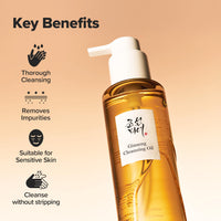 Thumbnail for Beauty of Joseon Ginseng Cleansing Oil Waterproof Makeup Remover for Sensitive, Acne-Prone Facial Skin. Korean Skin Care for Men and Women, 210ml, 7.1 fl.oz