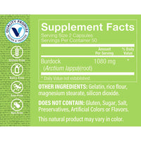 Thumbnail for The Vitamin Shoppe Burdock Root (Arctium Lappa) 1080mg Traditional (100 Capsules)
