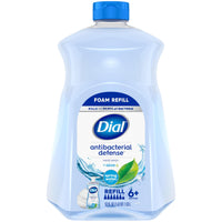 Thumbnail for Dial Antibacterial Defense Foaming Hand Soap + Aloe, Spring Water Scent, 52 Fl Oz Hand Soap Refill, Dermatologist-Tested, Gentle on Skin