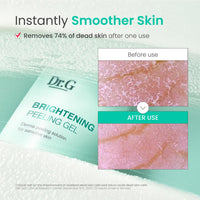Thumbnail for Dr. G Brightening Peeling Gel - Korean Skincare for Glowy Skin - Aqua Gommage Facial Exfoliator - Hyaluronic Acid, Ceramides, Vitamin C - Smooth Skin Texture, Low Irritation - Bulk Items - 4.23 fl oz