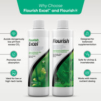 Thumbnail for Trinity Treats Flourish Supplement 250ml, Flourish Excel Organic Carbon 250ml including Microfiber Cleaning Cloth(Flourish planted Aquarium Supplement Flourish Excel Organic Carbon for Aquatic Plants)